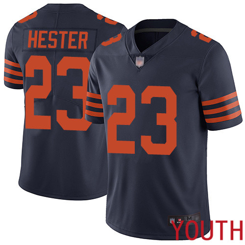 Chicago Bears Limited Navy Blue Youth Devin Hester Jersey NFL Football #23 Rush Vapor Untouchable